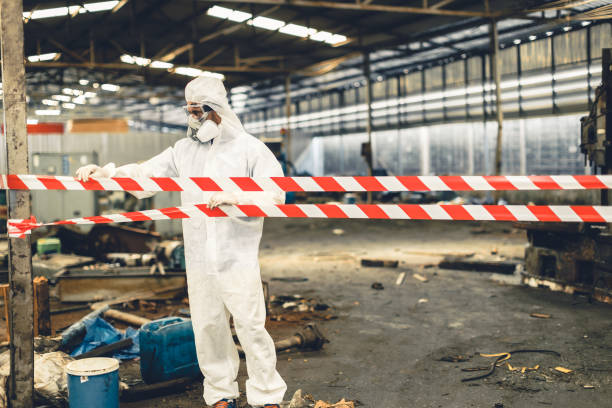 Professional Odor Removal technician working in Tecumseh, MI